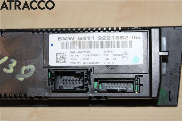 Varmeapparat betjening til BMW X1 2009-2015 (E84) (E84) 