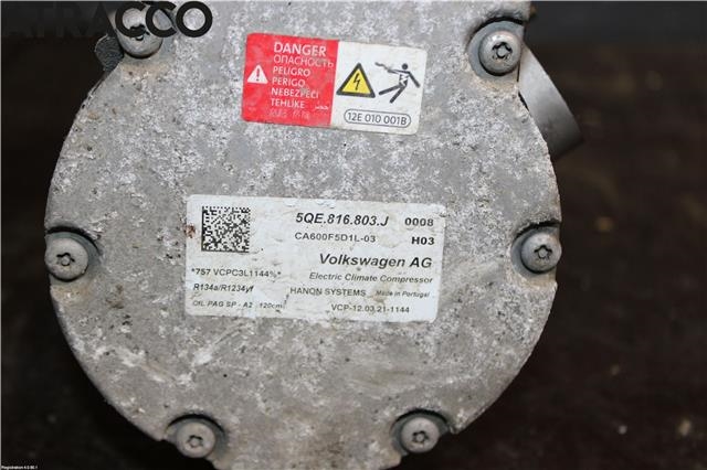 Aircondition kompressor til Škoda Octavia 2017-2020 (Type III, Fase 2) (5QE816803M|)