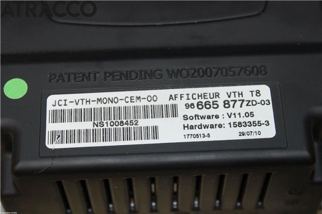 Instrumentpanel til Peugeot 3008 2009-2016 (Type I)  (6593K2|)