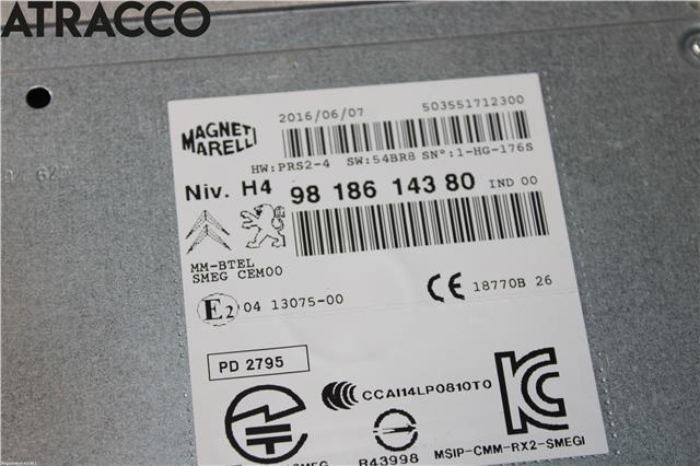 Bilstereo til Peugeot 308 2013-2021 (Type II)  (9818614380|)