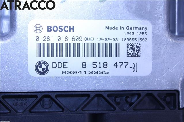 Styreenhet motor til BMW 5-Serie 2010-2017 (F10/F11) (F10/F11) (13618576333|)