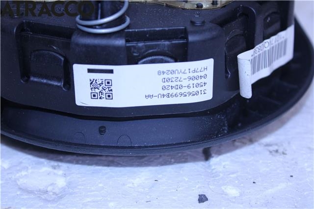 Airbag rattpute til Toyota Yaris 2012-2014 (Type III, Fase 1)  (451300D350C0|)