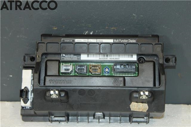 Multimedia display (MCU - Media Controller Unit) til Renault Kangoo 2008-2021 (Type II)  (259153934R|)