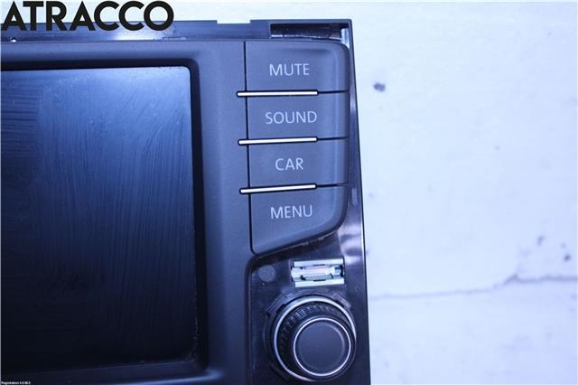 Multimedia display (MCU - Media Controller Unit) til VW Golf VII 2012-2017 (Fase 1)  (3G0919605D|)