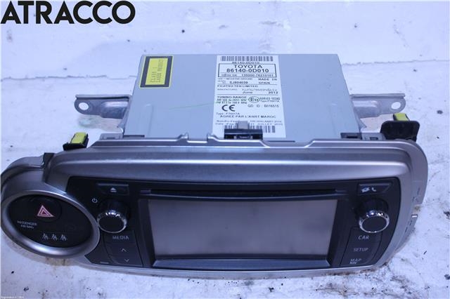 Bilstereo til Toyota Yaris 2012-2014 (Type III, Fase 1) (861200D640|)