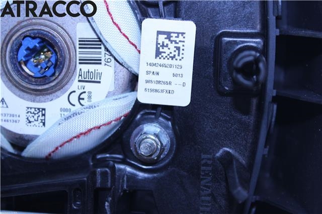 Airbag rattpute til Renault Captur 2013-2020 (Type I)  (985108265R|)