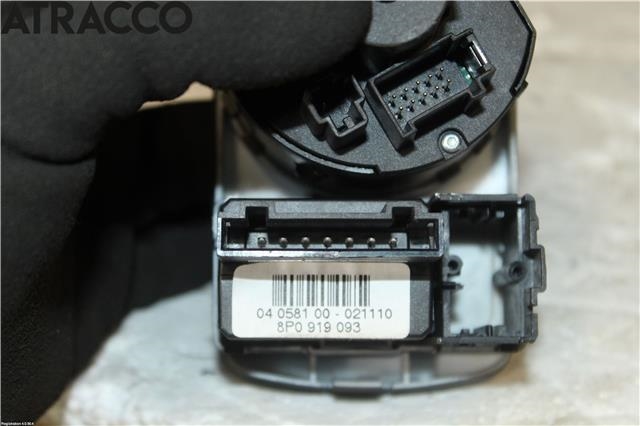 Bryter lys til Audi A3 2009-2012 (Type II, Fase 2)  (8P0919093|)