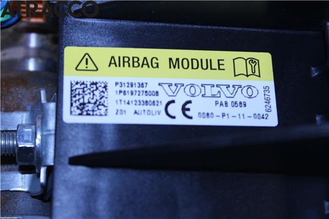 Airbag passasjer til Volvo V40 2012-2019  (31291367|)