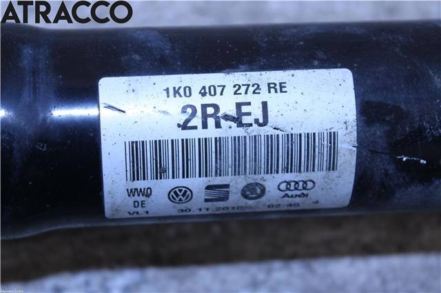 Drivaksel høyre foran til Audi A3 2009-2012 (Type II, Fase 2)  (1K0407272RE|)