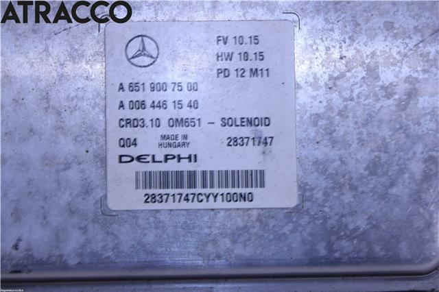 Styreenhet motor til Mercedes E-Klasse, Coupe/Cab 2009-2013 (Fase 1) (C207) (C207) (A6519007500|)