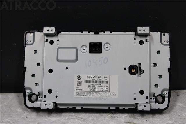 Multimedia display (MCU - Media Controller Unit) til VW e-Golf 2014-2017 (Fase 1)  (5G0919606|)