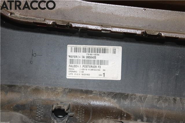 Støtfanger bak til Citroën C4, Cactus 2018-2021 (Fase 2)  (1635037680|)