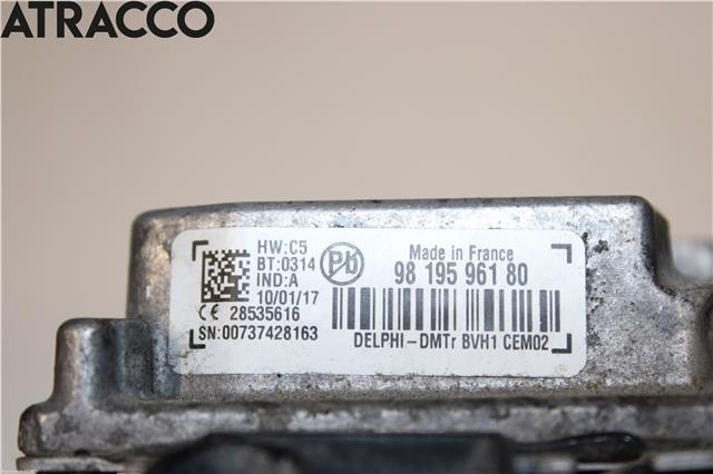 Styreenhet diverse til Citroën C4, Cactus 2014-2017 (Fase 1)  (9819596180|)