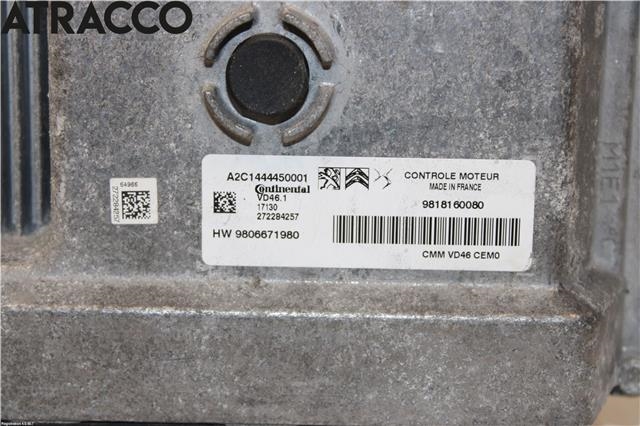 Styreenhet diverse til Citroën C4, Cactus 2014-2017 (Fase 1)  (9818160080|)