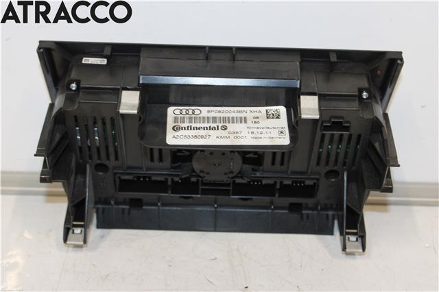 Varmeapparat betjening til Audi A3 2009-2012 (Type II, Fase 2)  (8P0820043BN|)
