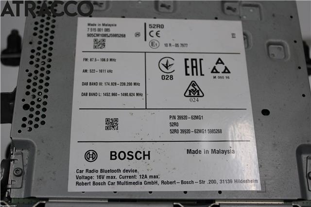 Instrument kjørecomputer til Suzuki SX4 S-CROSS 2013-->> (Type II)  