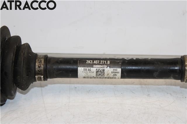 Drivaksel venstre bak til VW Caddy 2010-2015 (Type III, Fase 2)  (2K3407217|)