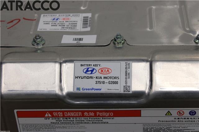 Batteripakke elbil til Hyundai Ioniq Electric 2016-2019 (Fase 1) (37510G2000|)