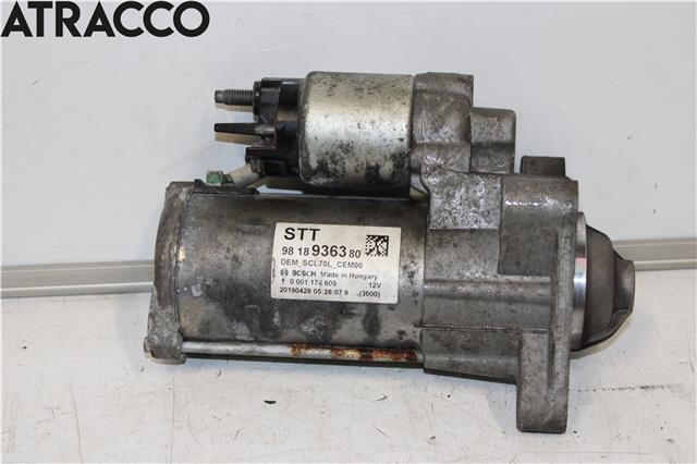 Starter diesel til Peugeot Boxer 2014-->> (Type III, Fase 2)  (9818936380|)