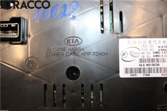 Instrumentpanel til Kia Niro 2016-2021  (94013G5300|)