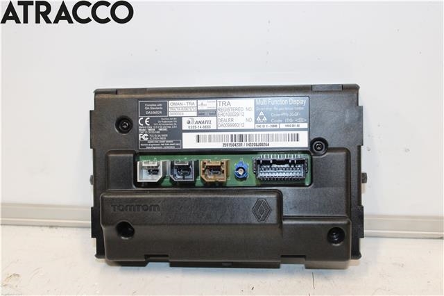 Multimedia display (MCU - Media Controller Unit) til Renault Zoe 2013-2019 (Fase 1)  (259150423R|)