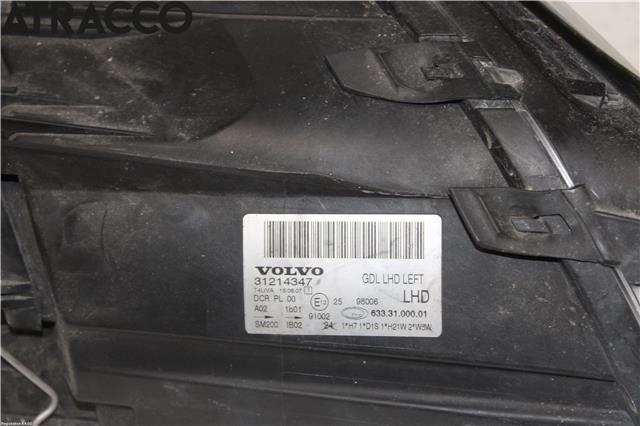 Frontlykt venstre halogen til Volvo XC70 2005-2007 (Type I, Fase 2)