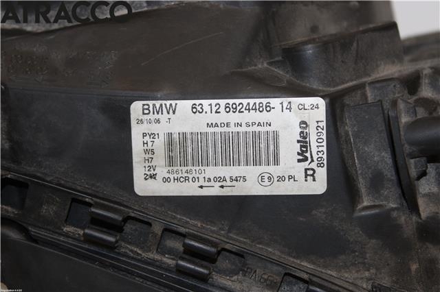 Frontlykt høyre halogen til BMW 1-Serie 2004-2011 (E81/E82/E87/E88) (E81/E82/E87/E88) 