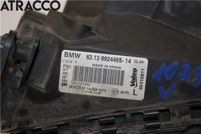 Frontlykt venstre halogen til BMW 1-Serie 2004-2011 (E81/E82/E87/E88) (E81/E82/E87/E88) 