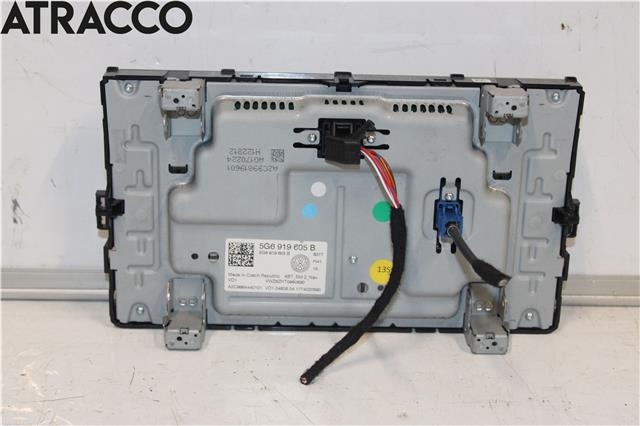 Multimedia display (MCU - Media Controller Unit) til VW Golf VII 2012-2017 (Fase 1)  (5G6919605B|)