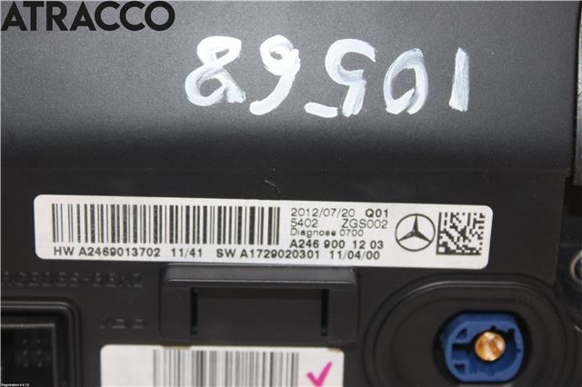 Multimedia display (MCU - Media Controller Unit) til Mercedes B-Klasse 2011-2018 (W246) (W246) (A2469001203|)