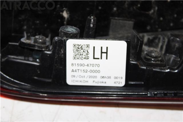 Baklykt høyre til Toyota Prius +7 2012-2020 (Type III) (stasjonsvogn) (stasjonsvogn) (8158047070|)
