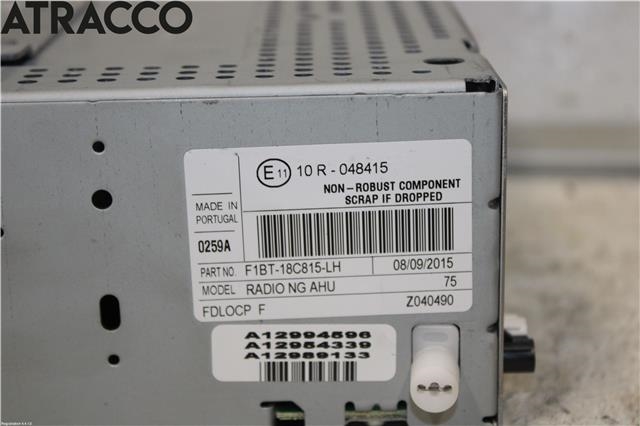 Bilstereo til Ford Focus 2014-2018 (Type III, Fase 2)
