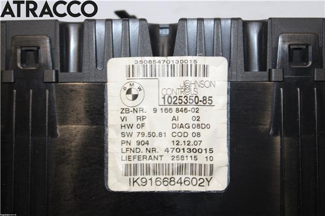 Instrumentpanel til BMW 3-Serie 2005-2011 (E90/E91/E92/E93) (E90/E91/E92/E93)