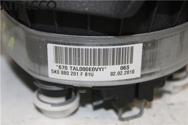 Airbag rattpute til VW Polo 2009-2014 (Type V, Fase 1)  (5K0880201L|)