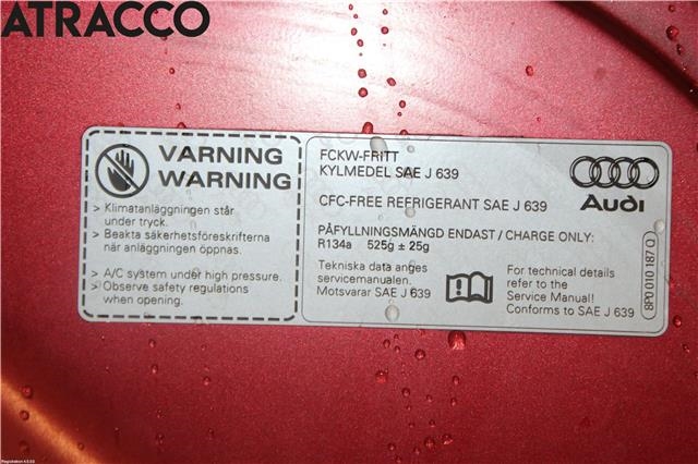 Panser til Audi A3 2003-2008 (Type II, Fase 1)  (8P4823029B|)