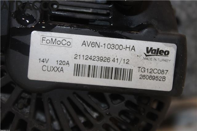 Dynamo til Ford Fiesta 2008-2012 (Type VI, Fase 1) (BV2T10300AB|)