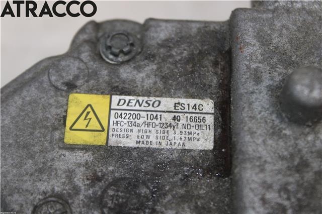 Aircondition kompressor til Toyota Yaris 2012-2014 (Type III, Fase 1)  (8837052011|)