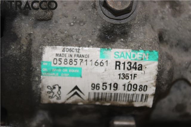 Aircondition kompressor til Citroën C4 2004-2011 (Type I)  (6453QJ|)