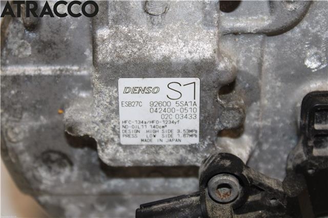 Aircondition kompressor til Nissan Leaf 2018-->> (Type II)  (926005SA1A|)