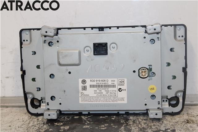 Multimedia display (MCU - Media Controller Unit) til VW Golf VII 2012-2017 (Fase 1)  (5G0919605D|)