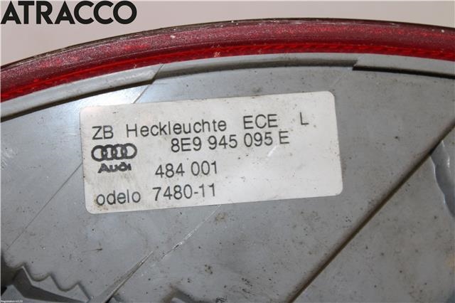 Baklykt venstre til Audi A4 2004-2008 (Type III) (B7) (B7) (8E9945095E|)