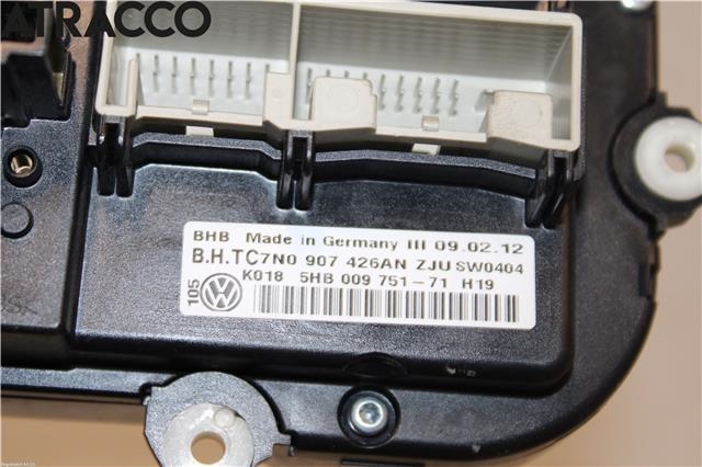 Varmeapparat betjening til VW Caddy 2010-2015 (Type III, Fase 2)  (7N0907426CA|)