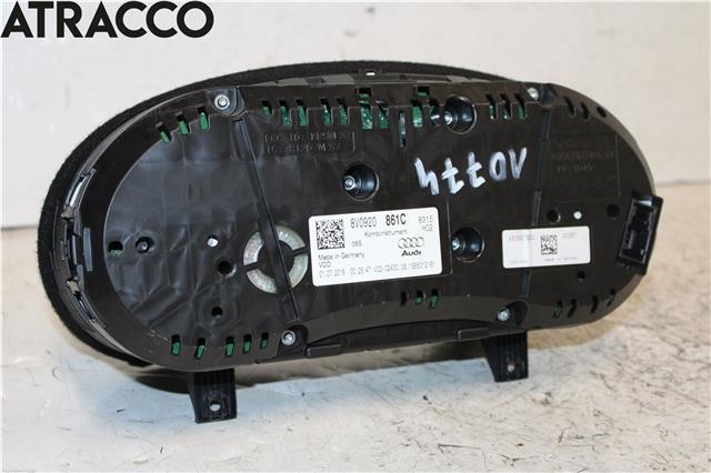Instrumentpanel til Audi A3 2012-2016 (Type III, Fase 1)  (8V0920861C|)