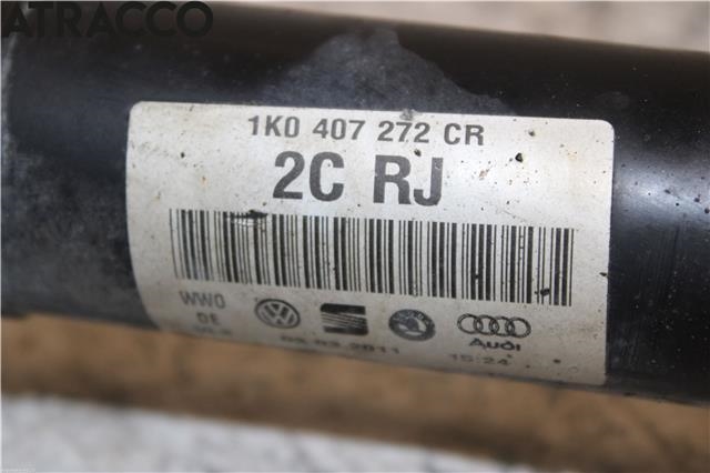 Drivaksel høyre foran til VW Caddy 2010-2015 (Type III, Fase 2)  (5Q0407272BT|)