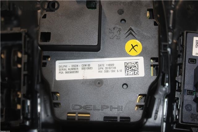 Diverse deler til Peugeot 508 2011-2014 (Type I, Fase 1)  (6593U1|)