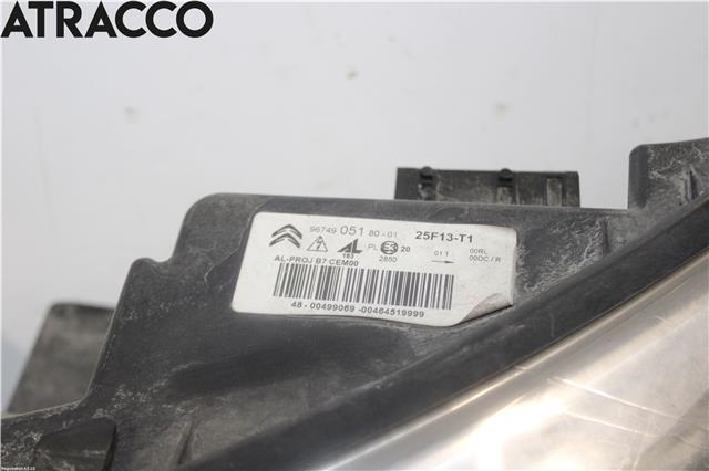 Frontlykt venstre halogen til Citroën Jumper 2007-2013 (Type III, Fase 1) (6208T3|)
