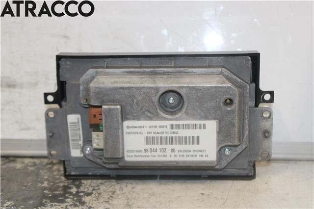 Multimedia display (MCU - Media Controller Unit) til Citroën Jumper 2007-2013 (Type III, Fase 1)  (9804410280|)