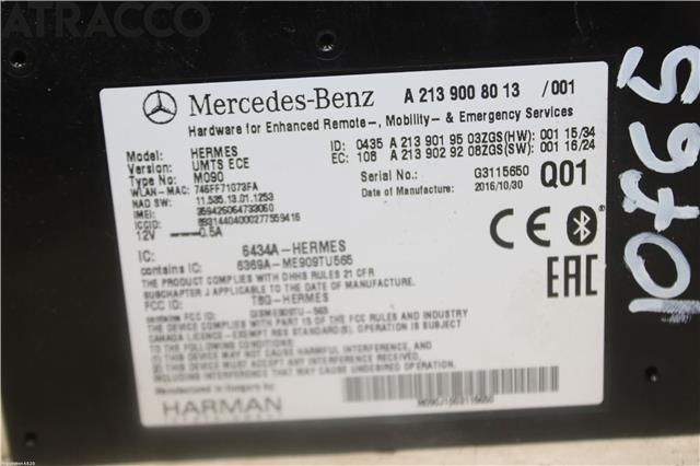 Styreenhet DAB til Mercedes B-Klasse 2011-2018 (W246) (W246) (A2139008013|)