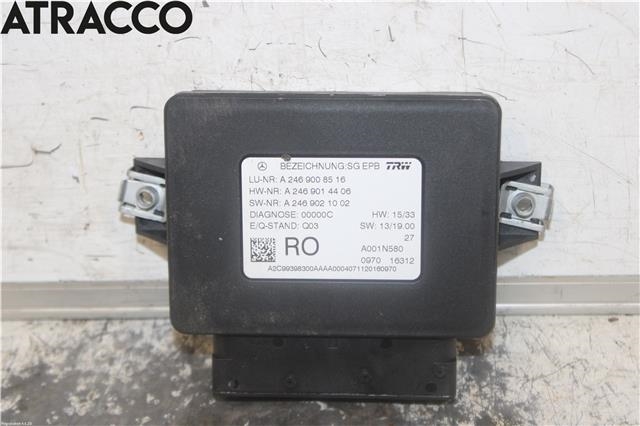 Styreenhet elektrisk parkbrems (EPB - Electric Parking Brake) til Mercedes B-Klasse, 2011-2018 (W246) (W246) (A2469008516)