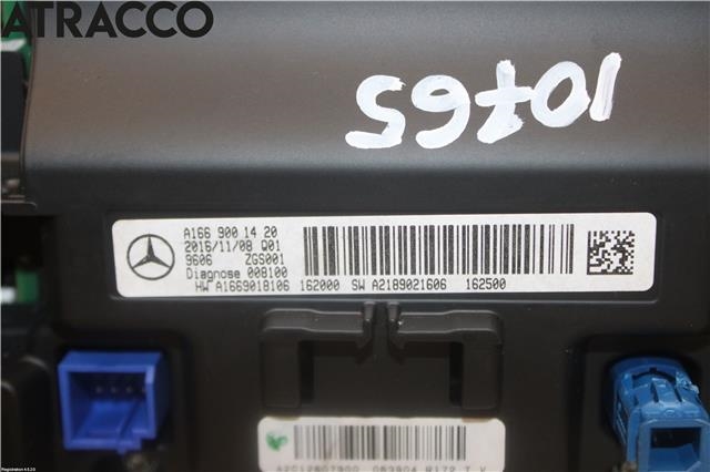 Multimedia display (MCU - Media Controller Unit) til Mercedes B-Klasse 2011-2018 (W246) (W246) 